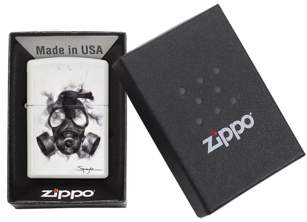 Zippo Spazuk (White Matte Gas Mask)