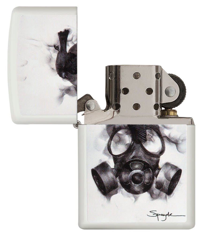 Zippo Spazuk (White Matte Gas Mask)