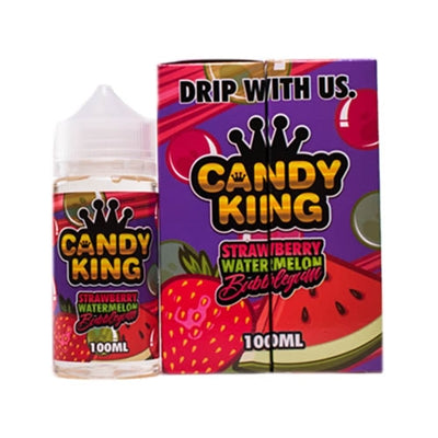 Candy King Strawberry Watermelon Bubblegum E-Juice (0mg)