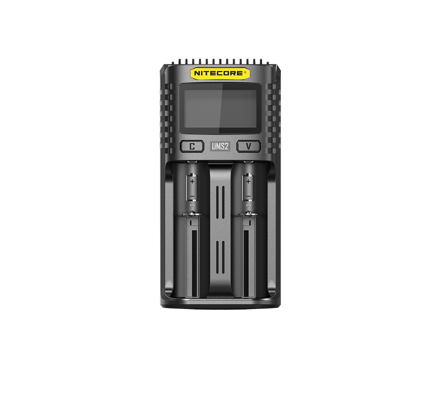 Nitecore UMS2 3A USB 2 Slot Quick Charger
