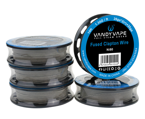 Vandy Vape Ni80 Fused Clapton Wire 10ft