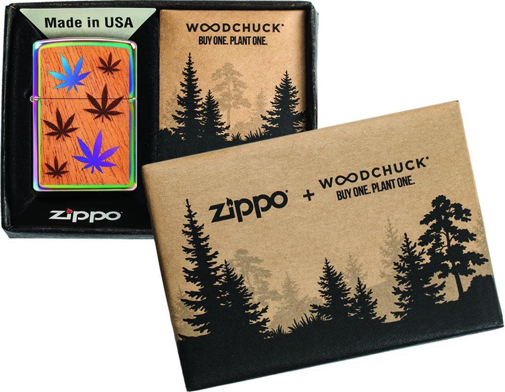 Zippo Woodchuck USA Leaves