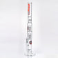 Zob Glass Triple Rasta 50cm Straight Tube w/ Inline Diffuser & 2 8 Arm Tree Percs