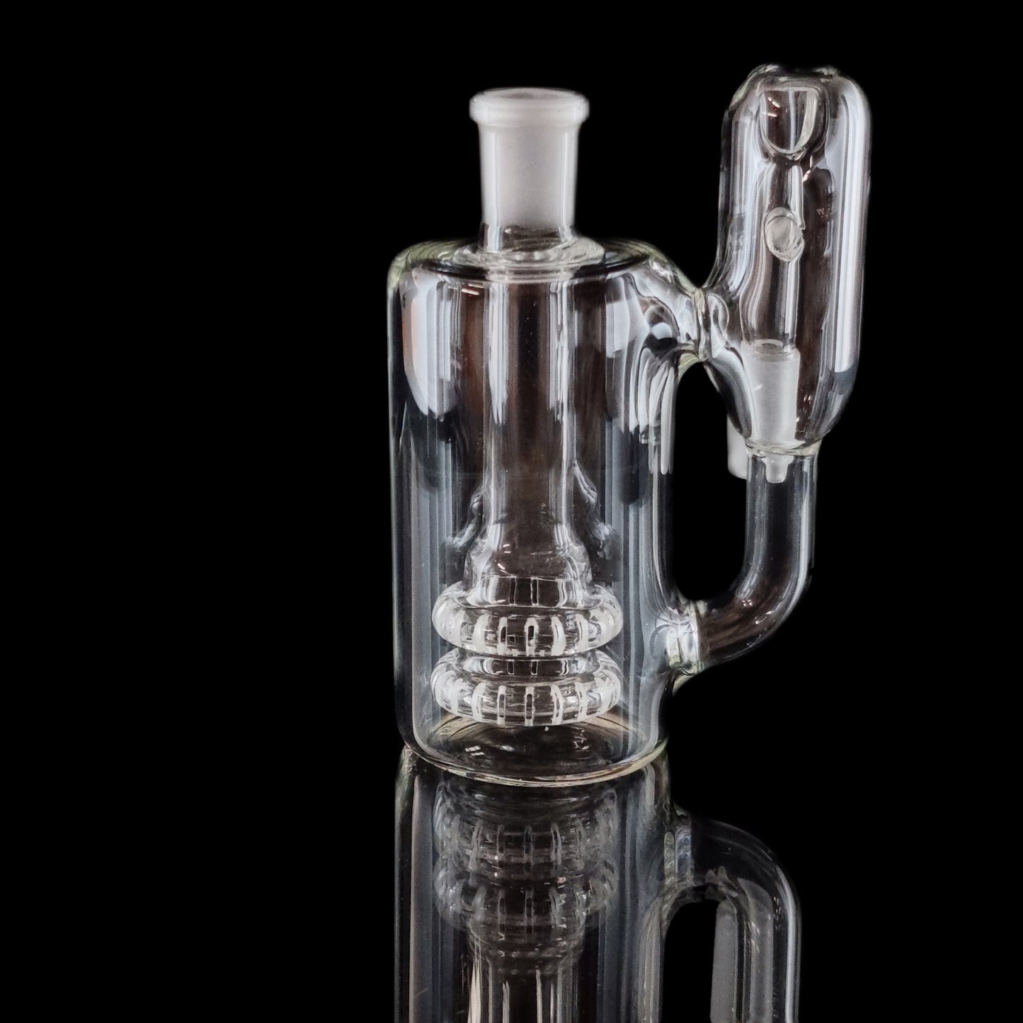 Ash Catcher Recycler 90 degree Double Shower Head Perc