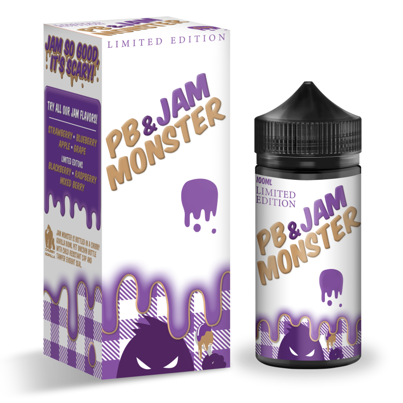 Jam Monster PB + Grape Jam Ejuice 100ml 0mg