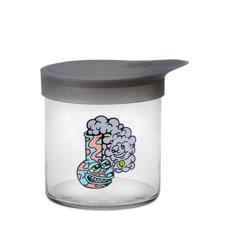 Medium Wide Mouth Jar With Silicone Lid