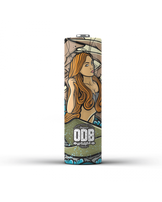 ODB 18650 Battery Wrap 4 pieces Mermaid