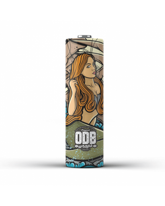 ODB 18650 Battery Wrap 4 pieces Mermaid
