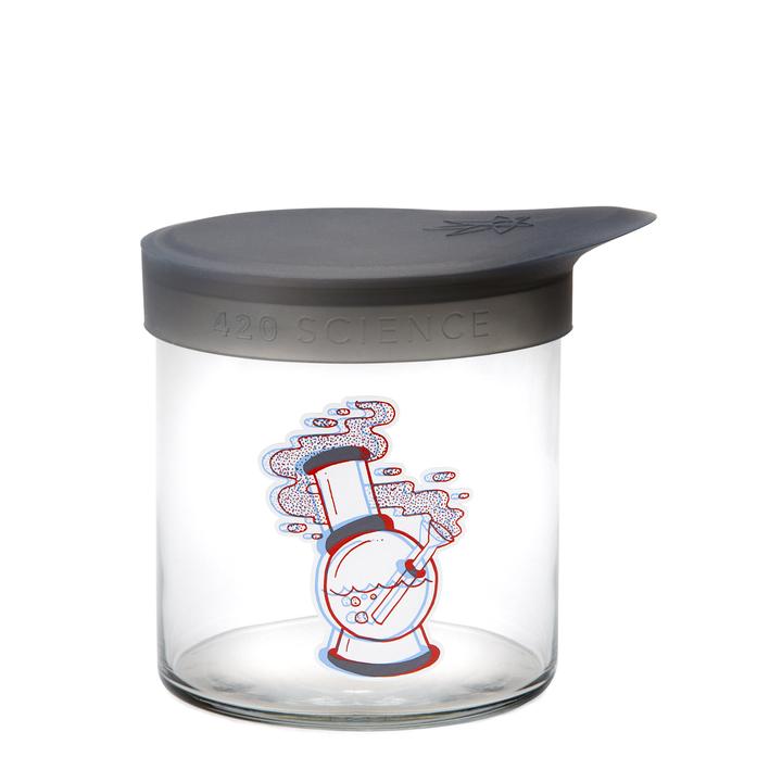 Medium Wide Mouth Jar With Silicone Lid